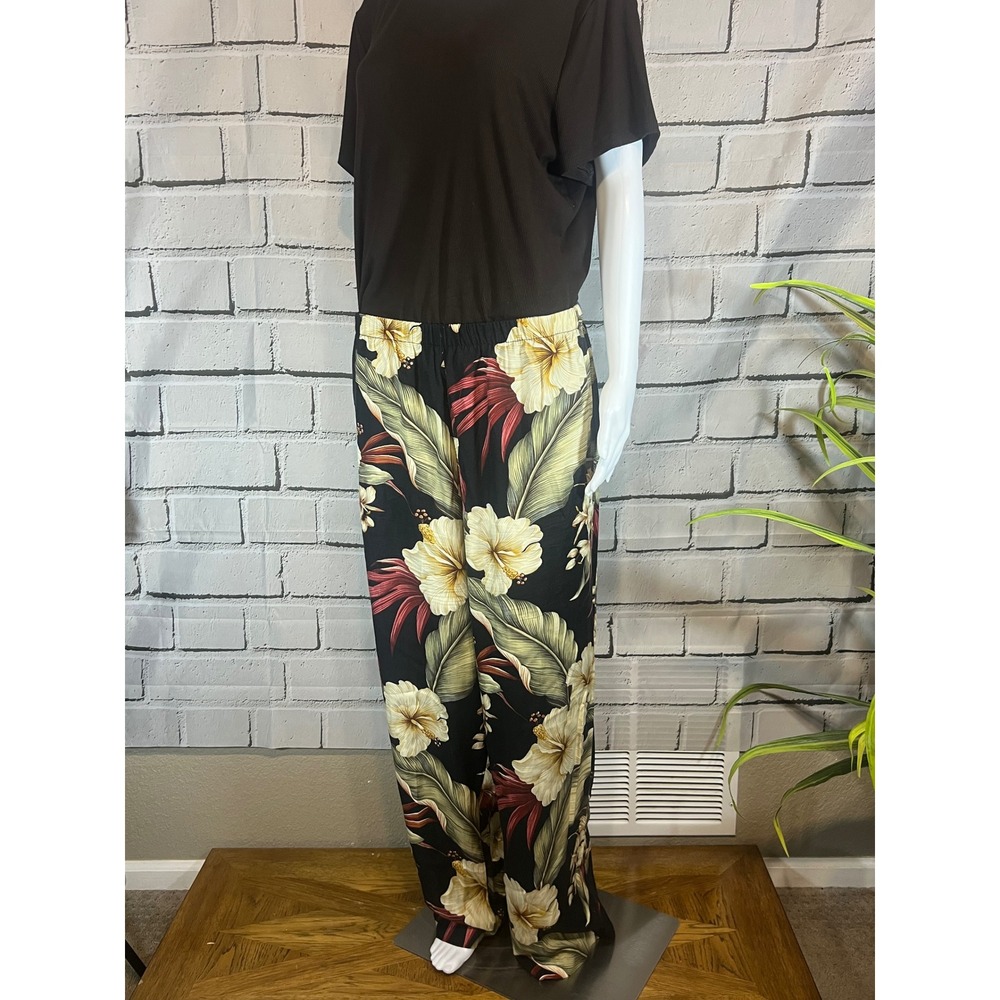 Vintage 2X Super Fly Bundle 90s Silhouette Tropical Resort Pant and NWOT Top
